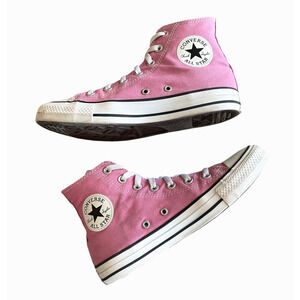 CONVERSE Chuck Taylor All Star Unisex Women 8/Men 6 Pink Hi-Top Sneakers 171264F